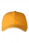 SKBC008 Custom-made Yellow Six Panel Baseball Caps Topi Cap
