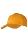 SKBC008 Custom-made Yellow Six Panel Baseball Caps Topi Cap