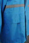 IG-BD-CN-124 blue suit rain jacket uniform