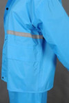 IG-BD-CN-124 blue suit rain jacket uniform