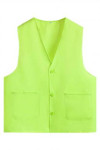 SKV013 Manufacturing Volunteers Net Color Buttons Bag Mouth Vest Jacket