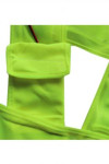 SKWK053 LED Flashing Light Yellow Work Clothes Reflective Vest Hi Vis Harness Safety Vest Class 3