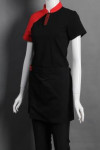 IG-BD-CN-057 OEM Short-Sleeved Wait Staff Waiter Waitress Uniforms 