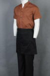 IG-BD-CN-058 Where to Buy Short-sleeved Chef Uniform Classic Chef Coat in Sienna