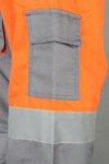 IG-BD-CN-034 OEM Conjoined Industrial Uniform Waterproof Windproof Safety Workwear
