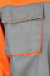 IG-BD-CN-034 OEM Conjoined Industrial Uniform Waterproof Windproof Safety Workwear