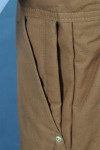 IG-BD-CN-080 Custom Design Tan Light Brown Bib Overalls with Zipper Trousers
