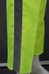 IG-BD-CN-083 Custom-Made Fluorescent Yellow Rain Suit Men Two Piece Outdoor Motorcycle Bike Rain Gear Set