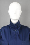 IG-BD-CN-097 Where to Find Long Sleeve Suit Industrial Uniform 2 Piece Dark Blue Workwear Protective Tops and Pants