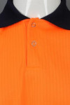 IG-BD-CN-099 Custom Design Orange Traffic Safety Shirt with Reflective Strip