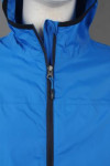 IG-BD-CN-173 Customised Design Athlete Jacket with Zipper Pocket in Blue