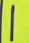 IG-BD-CN-184 Custom Make Cross Sleeve Group Uniform Unisex Running Jacket in Fluorescent Green Yellow