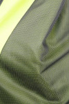 IG-BD-CN-184 Custom Make Cross Sleeve Group Uniform Unisex Running Jacket in Fluorescent Green Yellow