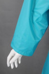 IG-BD-CN-022 Customised Order Blue Extra Long Rain Coat Uniform with Large Visor Cap 