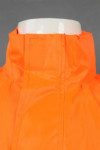 IG-BD-CN-051 Custom Make Contrast Colours Rain Coat Uniform Insulated Rain Jacket