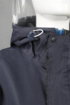 IG-BD-CN-125 Custom Made Long Sleeved Raincoat Uniform Dark Grey Rain Jacket & Pants