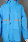 IG-BD-CN-124 Tailor-made Long-Sleeved Rain Jacket Uniform with Visor
