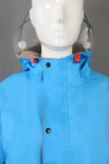 IG-BD-CN-124 Tailor-made Long-Sleeved Rain Jacket Uniform with Visor