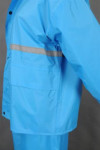 IG-BD-CN-124 Tailor-made Long-Sleeved Rain Jacket Uniform with Visor