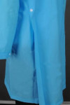 IG-BD-CN-119 OEM Drawstring Raincoat Workwear Uniform Unisex Blue Ponchos 