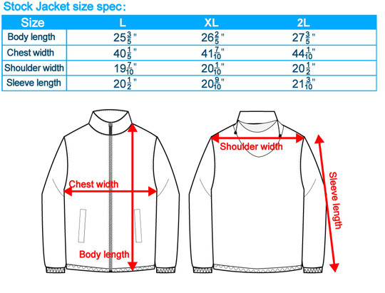 size-list-stock jacket-straight-sleeve-20110116
