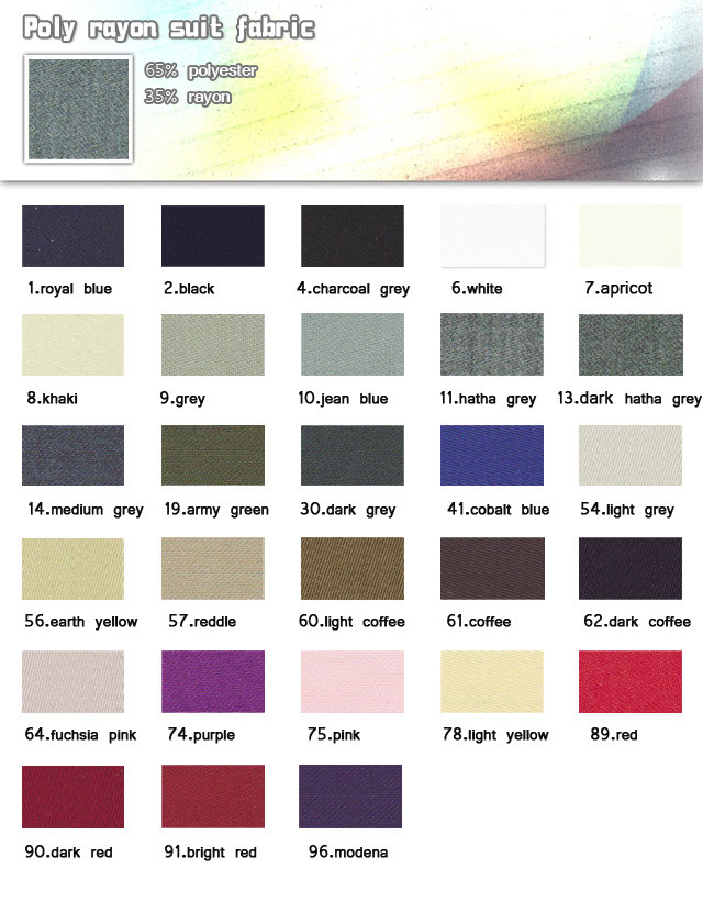 Fabric-65% polyester-35% rayon-Poly rayon suit fabric-20110706