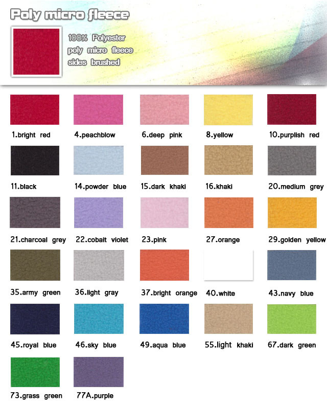 Fabric-100%-polyester-poly micro fleece sides brushed-poly micro fleece -20100330