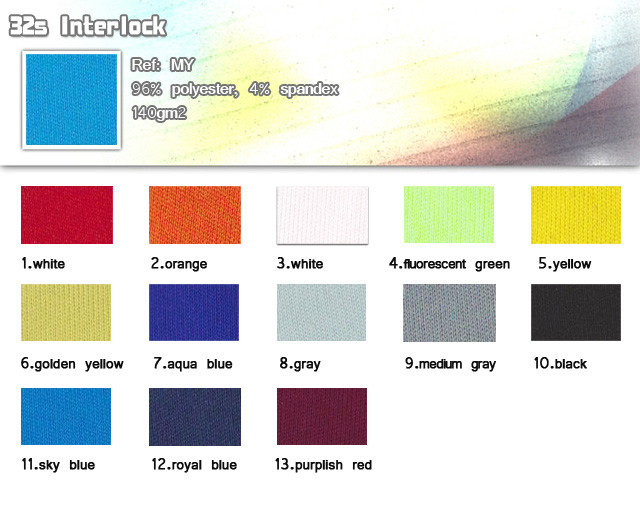 Fabric-96% polyester-4% spandex-140gm2-31s lnterlock-20110323