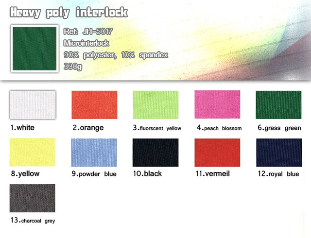 Fabric-Microinterlock-90% polyester-10% spandex-330g-Heavy poly interlock-20110329